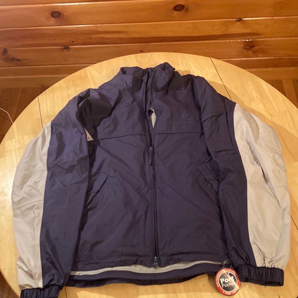 VINTAGE PORT AUTHORITY WINDBREAKER JACKET ALL SEASON NWT MENS MEDIUM